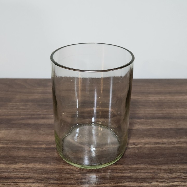 Vaso bajo transparente