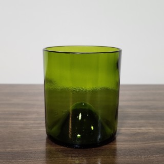 Vaso bajo de color verde