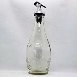 Dispensador de aceite hecho de botella de vidrio reciclada
