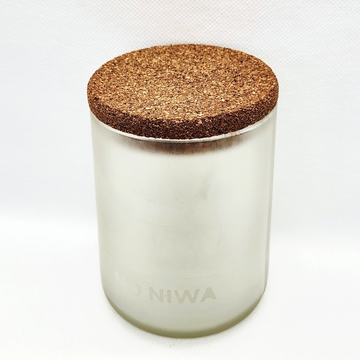 Azucarero gris de botella reciclada